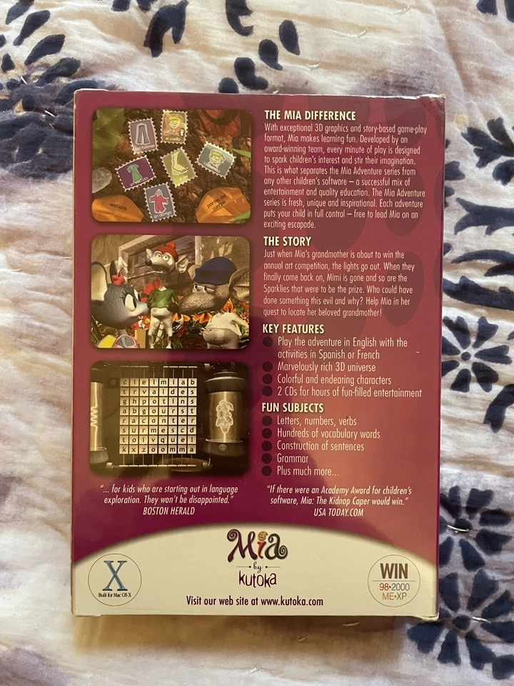 BRAND NEW Mia’s Language: The Kidnap Caper, Big Adventure Collection CD Package - Image 2 of 4