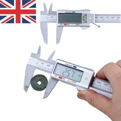 6" Electronic Digital Vernier Caliper Micrometer Precision Measuring ...