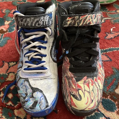 fila shoes men size 11 custom Mortal Kombat Sub-zero Vs Scorpion