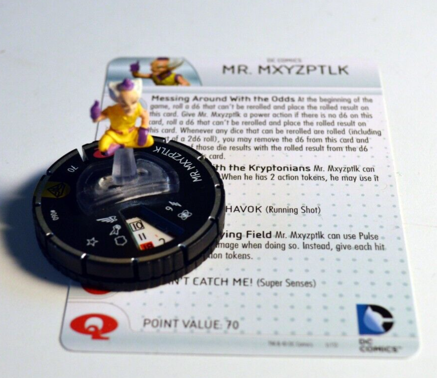 DC Heroclix Superman Wonder Woman 060 Mr. Mxyzptlk Super Rare | eBay