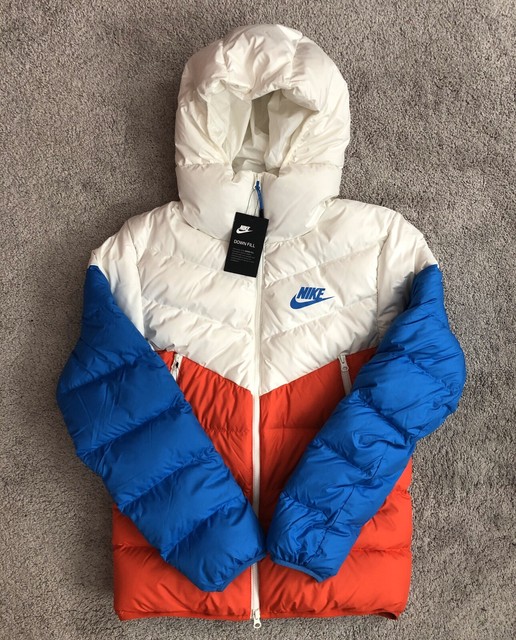 nike down filled hooded windrunner jacket
