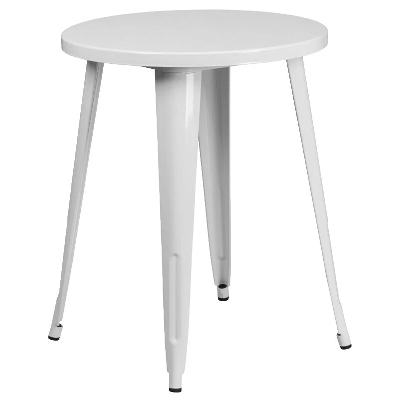Mesas de comedor blanco espacial