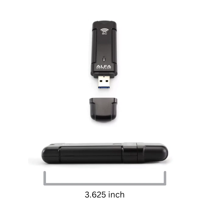 Alfa AWUS036EAC 802.11ac high speed dual band Wi-Fi USB Adapter dongle 2.4/5 GHz - Image 2 of 4