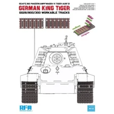 Rye Field Model(RFM) #3032 1/35 Gg26/800/300 Workable Tracks for Kingtiger