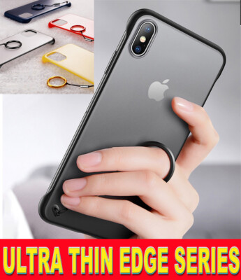 Thin Clear Hard Case For Iphone Se 11 Pro Xr Xs Max 7 8 Shockproof Cover Ebay