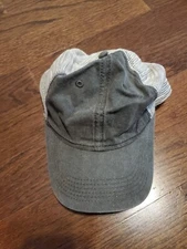 Gray With Mesh Dad Slouch  Adjustable Cap Hat 815
