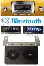 1947-53 Chevy Gmc Truck Bluetooth Radio Multi Color Display Dash Speaker 740