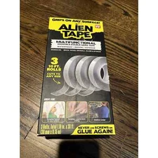 Alien Tape - Multi Functional Reusable Double Sided Mounting Tape Open Box