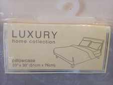 Luxury Home Collection 20"x 30" Pillowcases, Lot Of 7, Gray, Tan, Multi