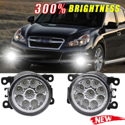 For Subaru Legacy 2010-2014 Clear Bumper Fog Light Driving Lamp Replacement Pair