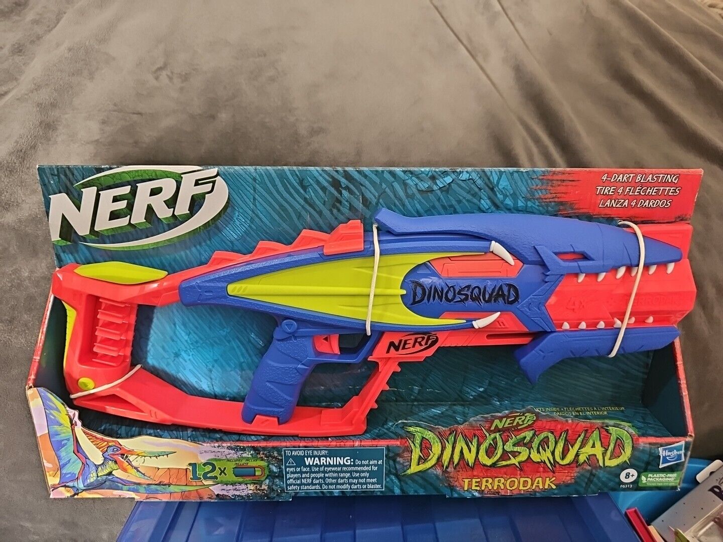 Nerf-DinoSquad:Terrodak W/ 12 Nerf Elite Foam Darts