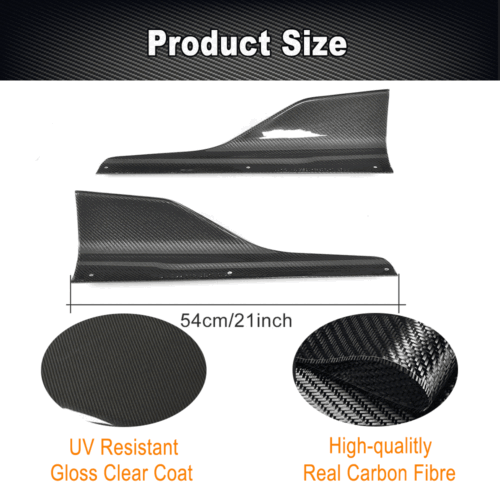 Faldón lateral de carbono para BMW M2 F87 Coupe 16-17 alerón lateral aletas divisor - Imagen 7 de 12