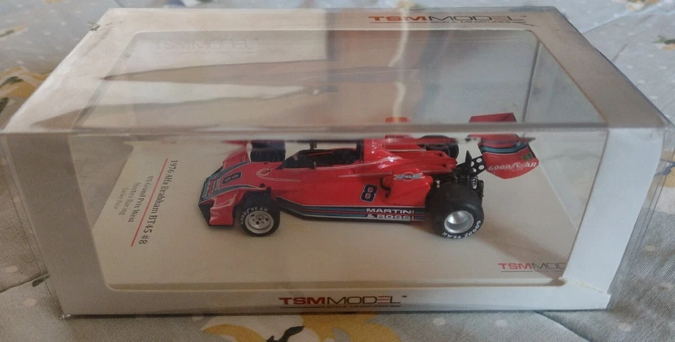True Scale Miniatures TSM Brabham BT45A US West GP 1976 Carlos Pace 1/43 - Immagine 3 di 3