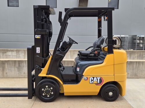 2019 CATERPILLAR 2C5000 LPG 5000 LB SIDE-SHIFT CUSHION TIRE FORKLIFT MITSUBISHI