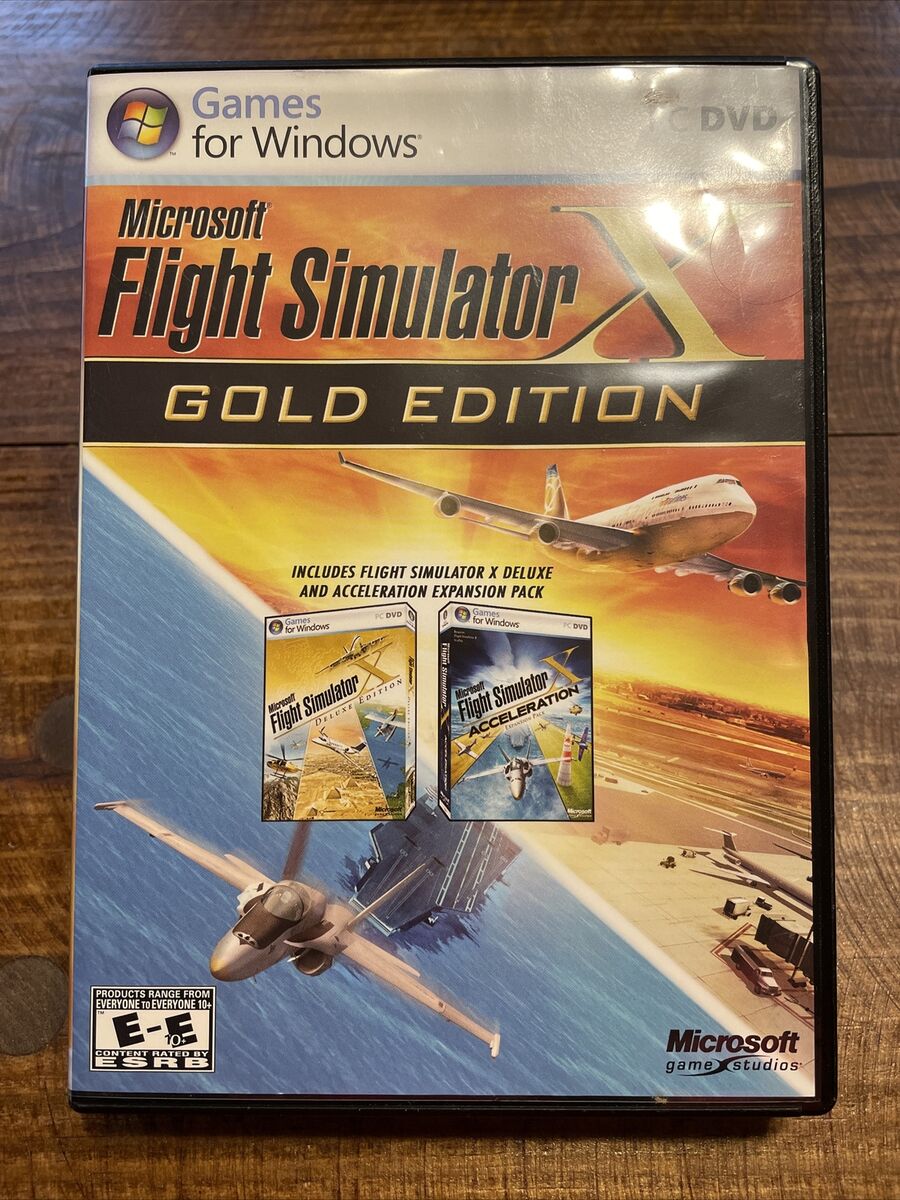 Microsoft Flight Simulator X Standard DVD – Windows