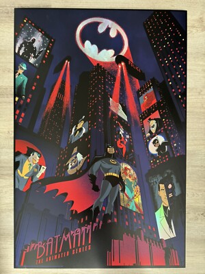 BATMAN The Animated Series by Raid 71 FOIL VARIANT Print Poster