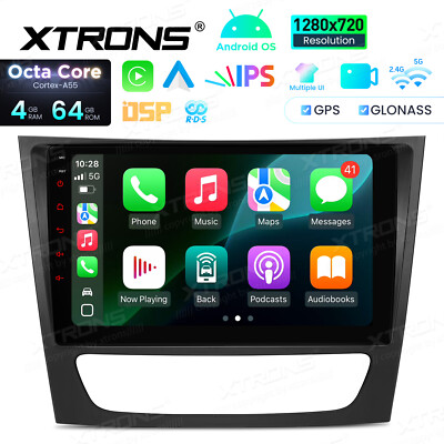 Erisin Android 11 8-Kern Autoradio Mit GPS Navi Für Mercedes Benz E/CLS