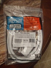 Power EXTENSION CORD 6 FT. Tripp-Lite C13To C14 100 To 250V White