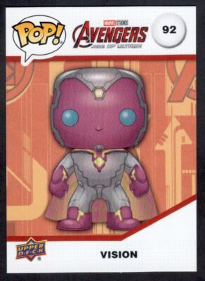 2023 UD Funko Pop Marvel Patina Vision #92