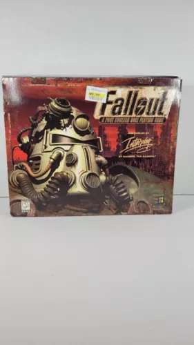 SEALED VINTAGE FALLOUT INTERPLAY BIG BOX PC GAME