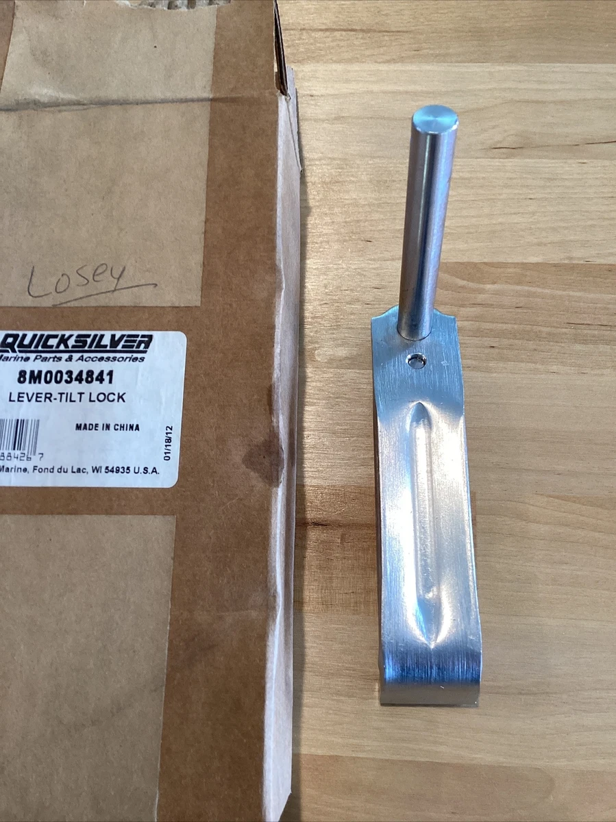Mercury Quicksilver Oem/Genuine Part # 8M0034841 Tilt Lock Lever 