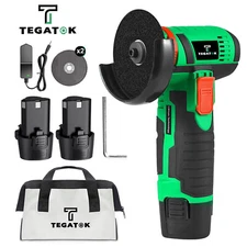 12V Mini Cordless Angle Grinder,Handheld Polishing&Grinding Machine with Battery