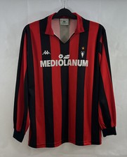 Maglia Calcio AC Milan L/S Home 1989/90 Adulti XL Kappa F910