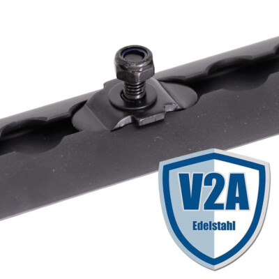 1-10x BLACK EDELSTAHL Airlineschiene Schraubfitting M8x15 V2A Verschraubung