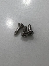 phillips Oval Head Sheet Metal Screw Stainless Steel #4 x 3/8" Qty 32
