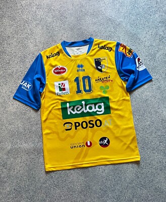 SK Zadruga Aich-Dob Match Worn Volleyball Shirt Trikot Trikot Größe L Errea