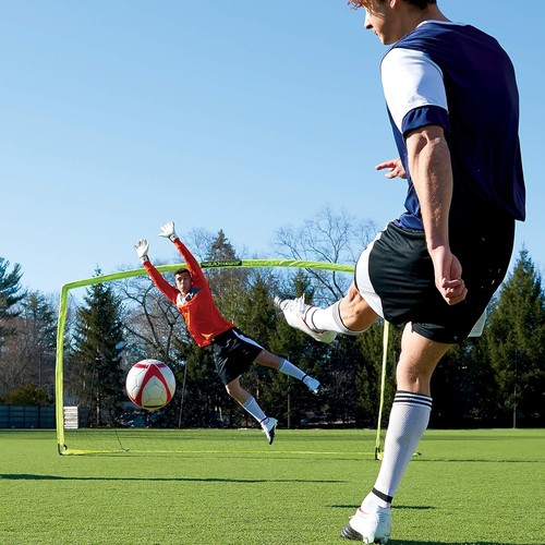 Franklin Sports Portable Soccer Goal Pop Up Net Indoor Outdoor Folding 12 x 6 ft - 第 8/9 張圖片