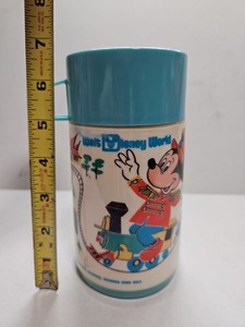 Vintage 1970s Walt Disney World Aladdin Thermos – Mickey Mouse Conductor