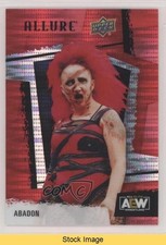2022 Upper Deck Allure AEW Red Rainbow Abadon #85 READ 11q6