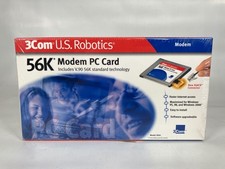 3Com U.S. Robotics 56K Modem PC Card Model 3056 New in Box Vintage PCMCIA