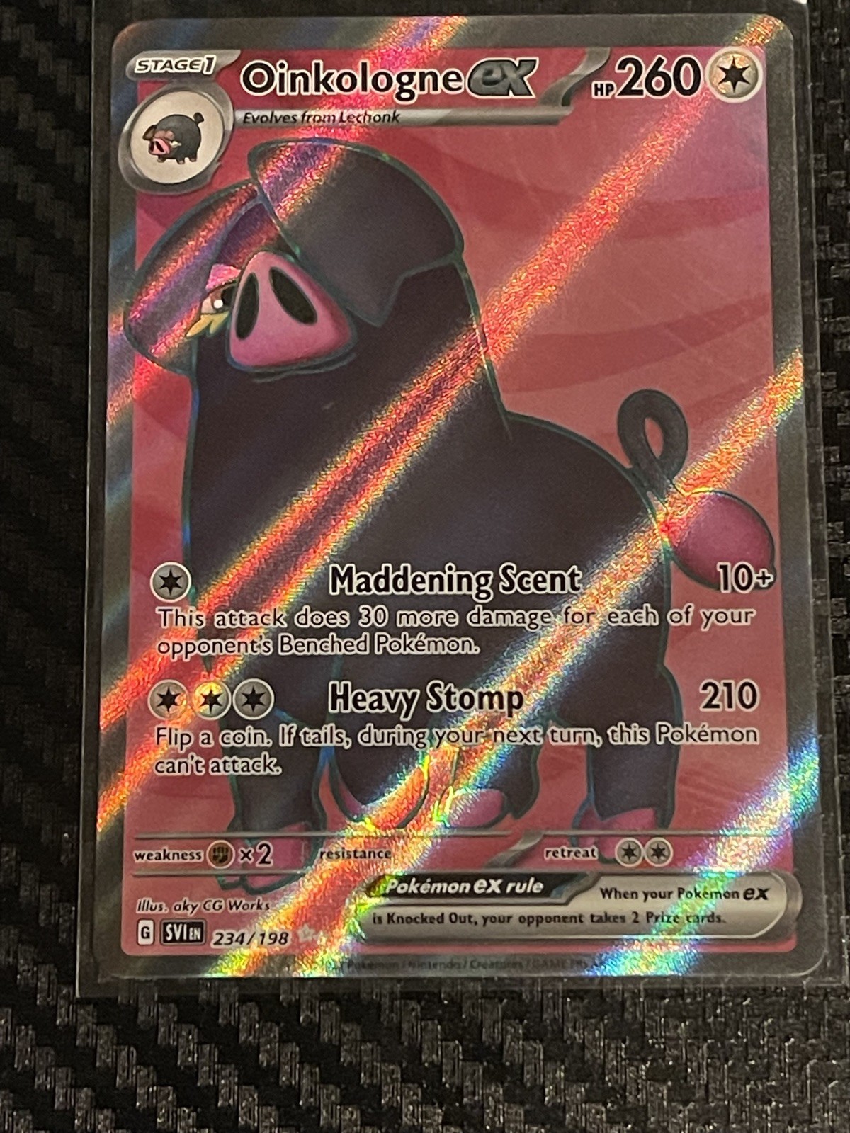 Oinkologne ex 234/198 SV01: Scarlet & Violet Base Set NM Pokemon Card TCG