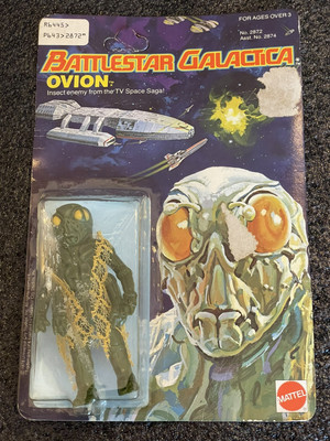 1978 VINTAGE MATTEL BATTLESTAR GALACTICA OVION INSECT ENEMY UNPUNCHED GREAT DEAL