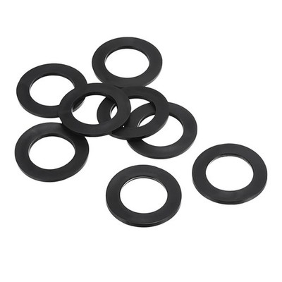 PATIKIL M25 Gummi Flache Unterlegscheiben 8 Pack 25mm ID 39mm AD Dichtungsringe