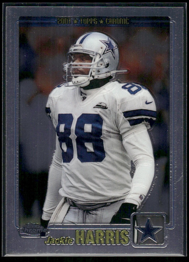 2001 Topps Chrome Jackie Harris Dallas Cowboys #99