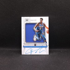 2017-18 Frank Ntilikina Crown Royale Silhouettes Rookie Patch Auto /199