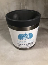 Toadfish Insulated The Anchor Stainless Steel GRAPHITE Non-Tipping Cup Holder