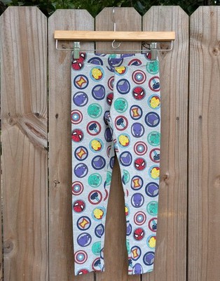 Marvel Spotted Zebra Kids Girls Superhero Patterned Leggings