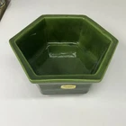 Haeger Pottery Vintage MCM Planter 4003 USA Avocado Green Succulent Boho Decor