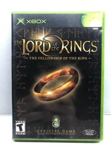 Lord of the Rings The Fellowship of the Ring (Xbox 2002) Complete Tested Working