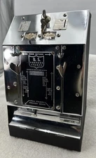 RARE CHROME STAMP MACHINE. 4 Cent & 5 Cent Postage Stamps Includes Keys AS IS.