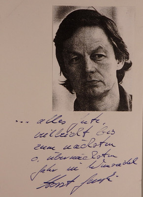 Autogramm deutscher TV- und Theaterschauspieler Horst Gurski (121040)