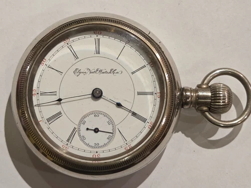 Antique 1895 ELGIN Grade 103 Model 3 18s 17j Pocket Watch Working!