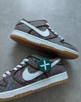 Nike SB Dunk Low Pro Brown Pink Paisley Print EU39 US 6,5 New with Box DS StockX