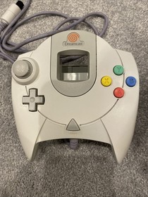 SEGA Dreamcast Console - White w/Two Controllers, Memory Card, Cables