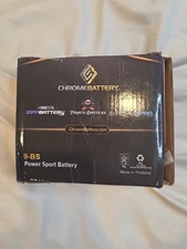 CB CHROMEBATTERY YTX9-BS 12V 135 CCA AGM – Maintenance Free Powersport Battery