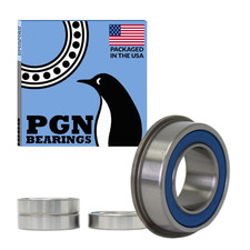 5/8" X 1-3/8" Flanged Ball Bearing for Lawnmower Wheels - Chrome Steel